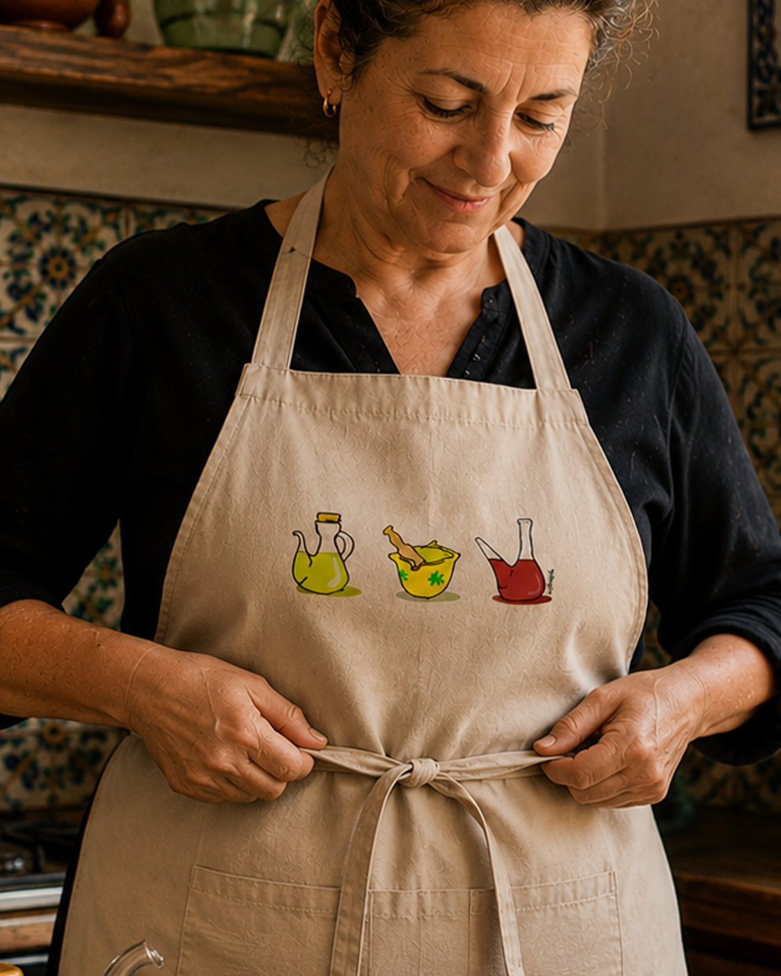 Estris de cuina catalana  ·  Davantal de cotó orgànic